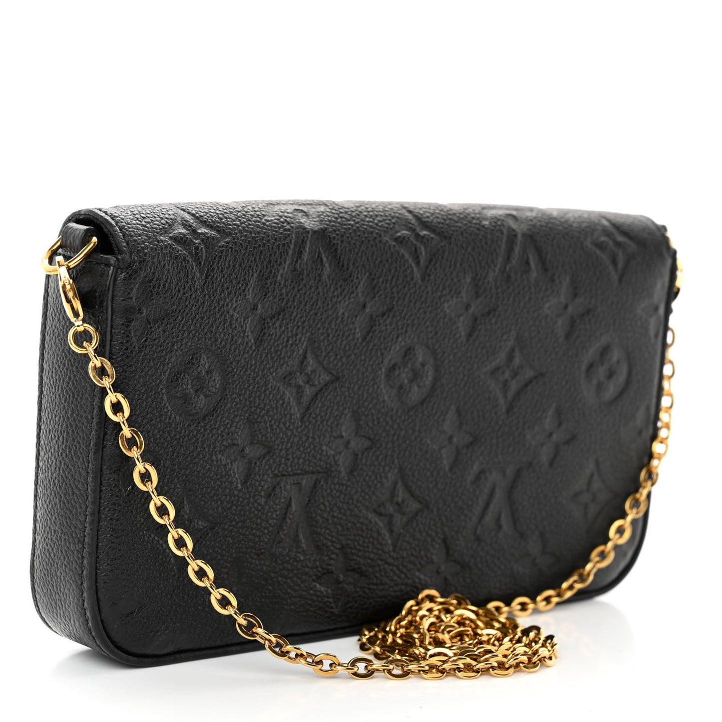 Empreinte Pochette Felicie Chain Wallet Black