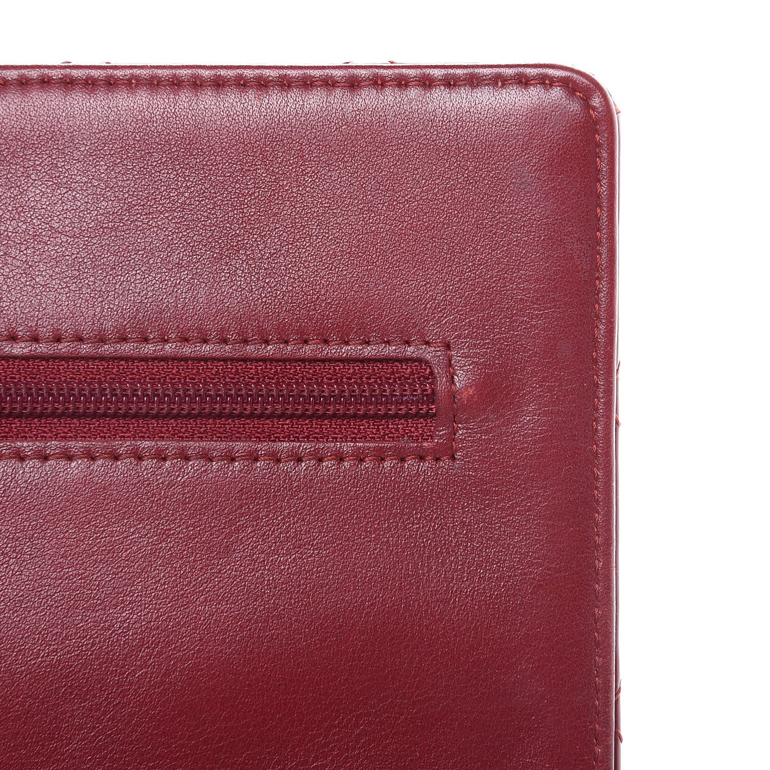 Chanel Patent Quilted Wallet On Chain WOC Red 15 of 21