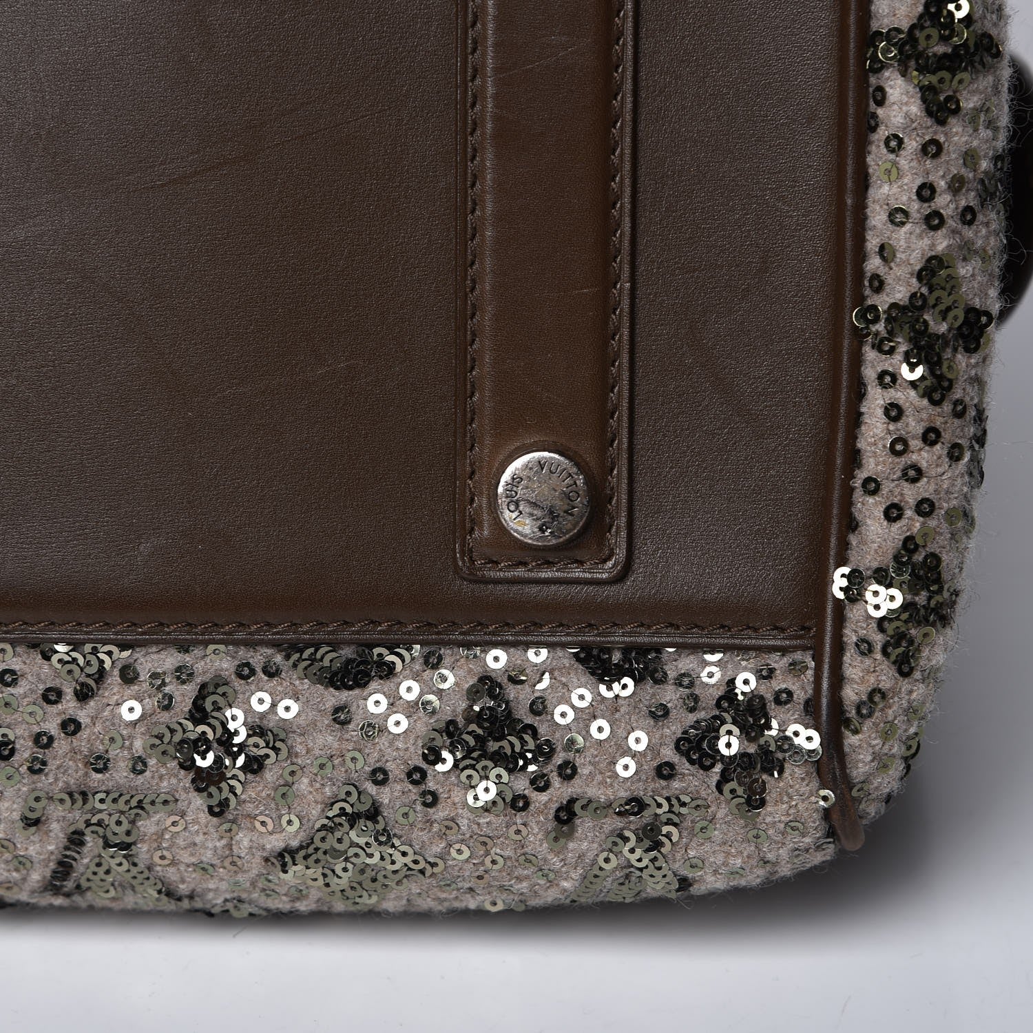 Louis Vuitton Sequin Monogram Sunshine Express Speedy Kaki 21 of 23