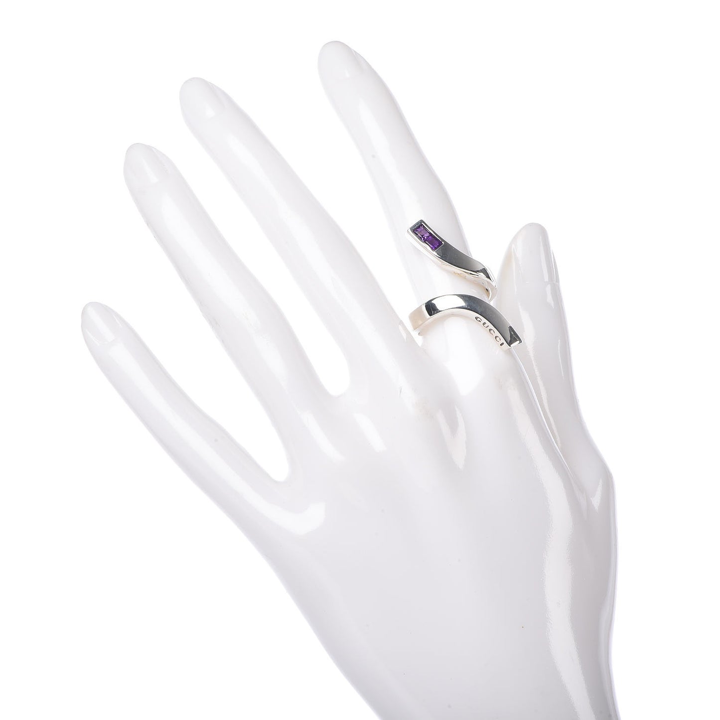 Sterling Silver Amethyst Wrap Ring 51 5.75