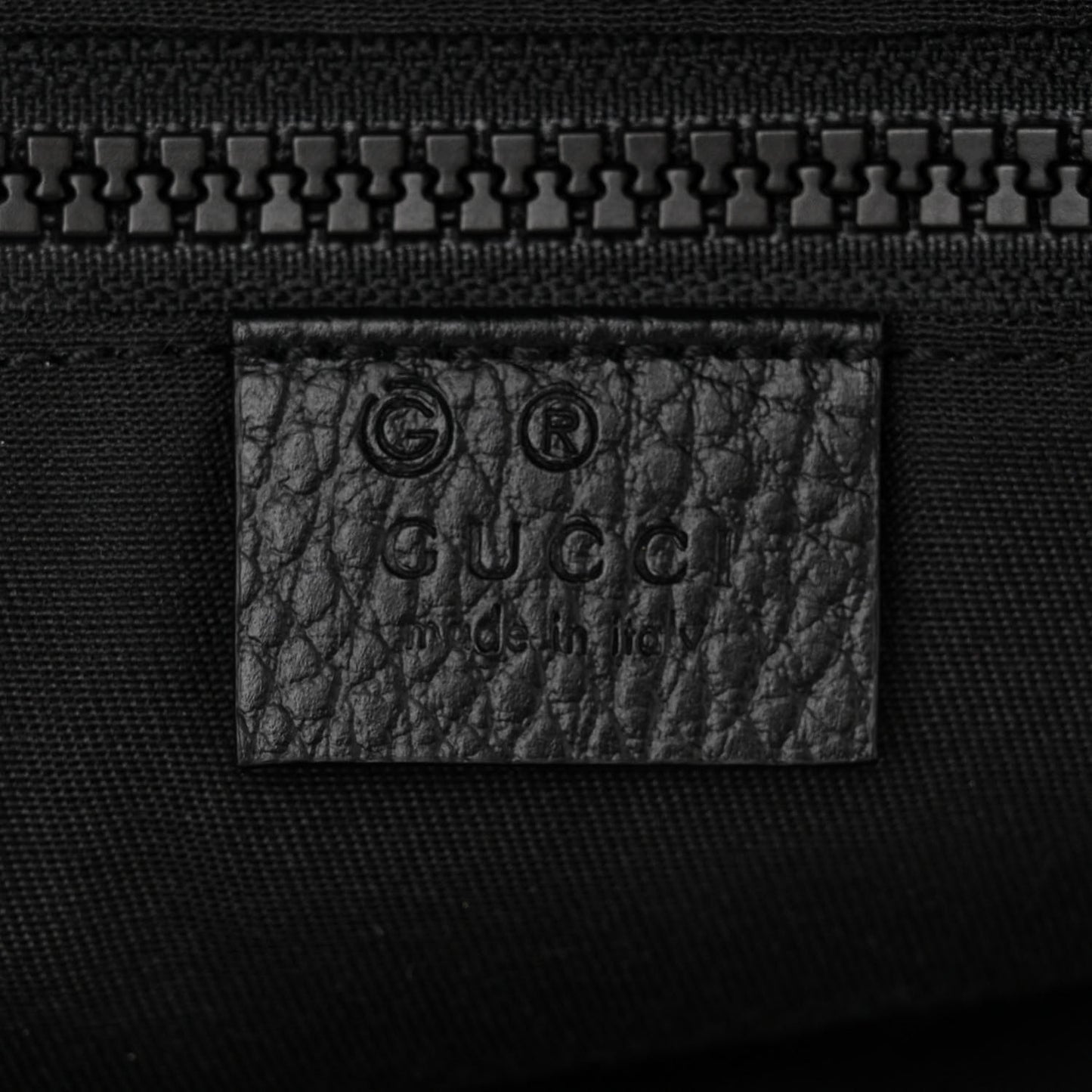 Nylon Monogram Slim Backpack Black