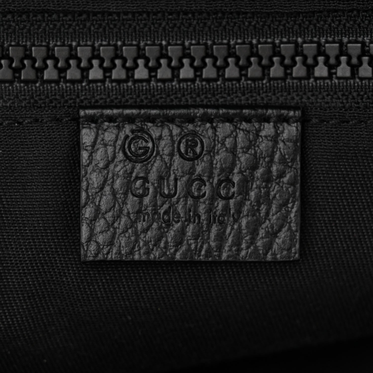Gucci Nylon Monogram Slim Backpack Black 6 of 11