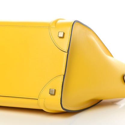 Celine Smooth Calfskin Mini Luggage Citron 10 of 10
