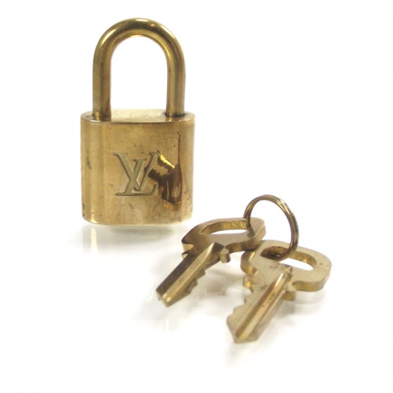 Louis Vuitton Brass Lock and Key Set #314 1 of 3