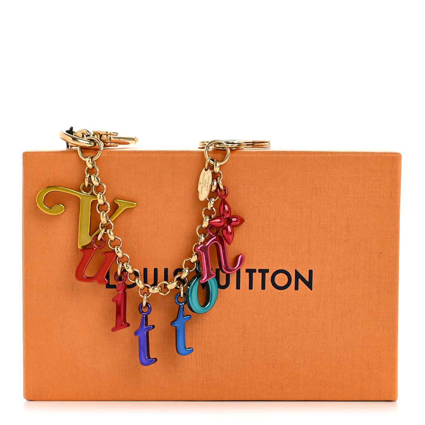 New Wave Key Chain Bag Charm Multicolor