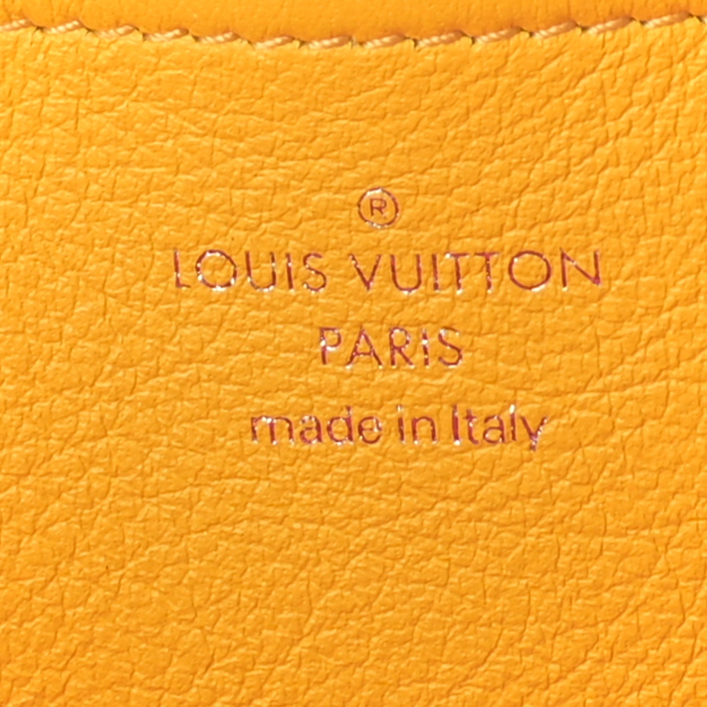 Calfskin Embossed Monogram Vuittamins Utility Crossbody Yellow