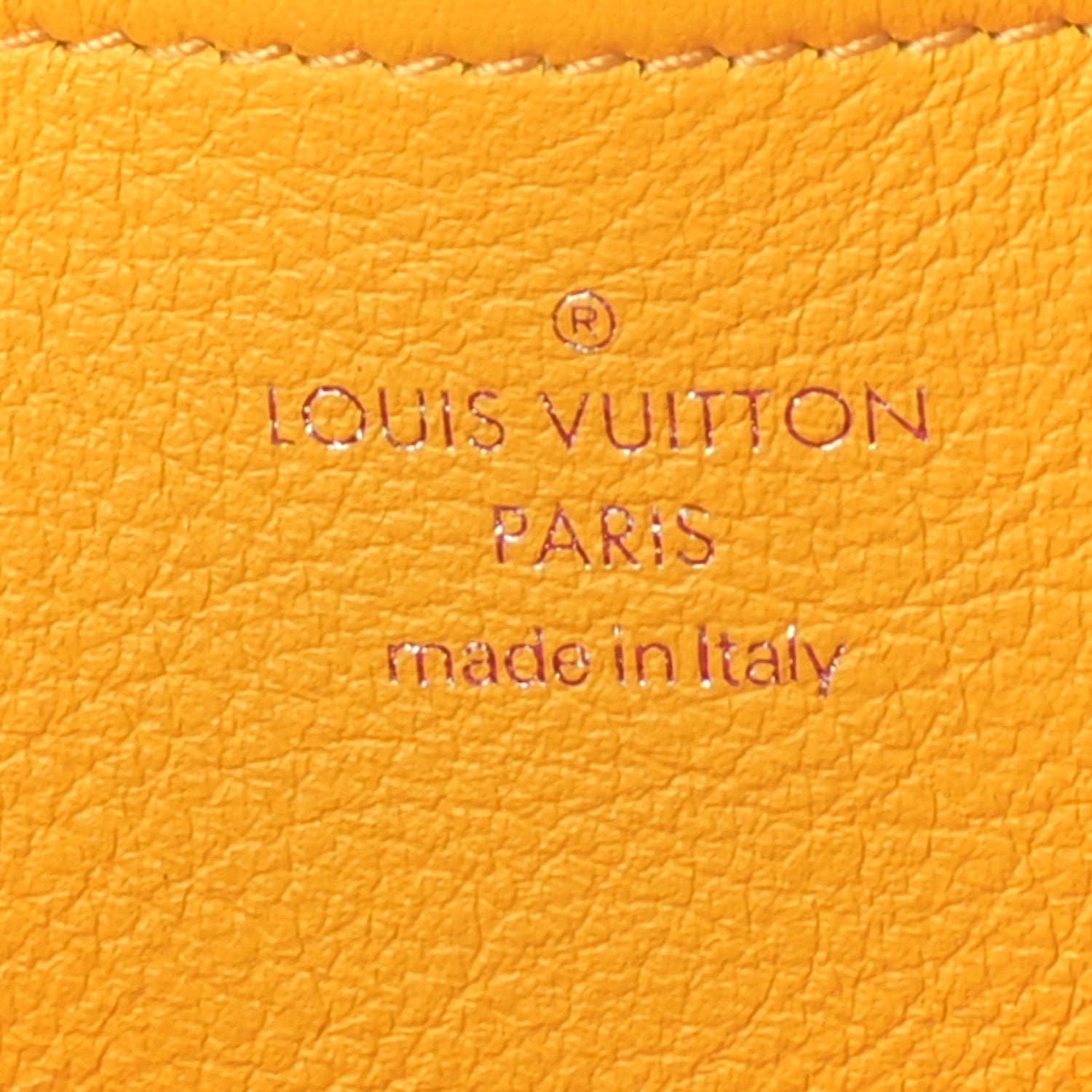 Louis Vuitton Calfskin Embossed Monogram Vuittamins Utility Crossbody Yellow 6 of 11