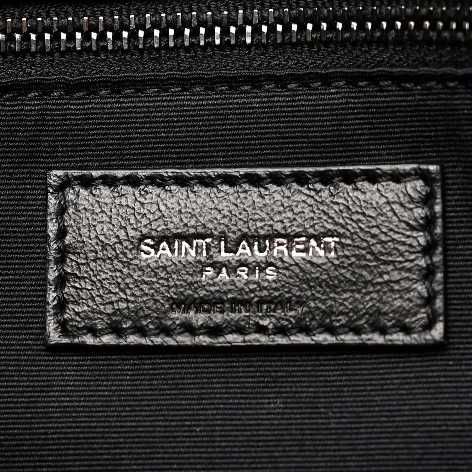 Saint Laurent Crinkled Calfskin Matelasse Monogram Large Niki Chain Satchel Black Black 6 of 10