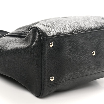 Gucci Pebbled Calfskin Medium Soho Shoulder Bag Black 9 of 10