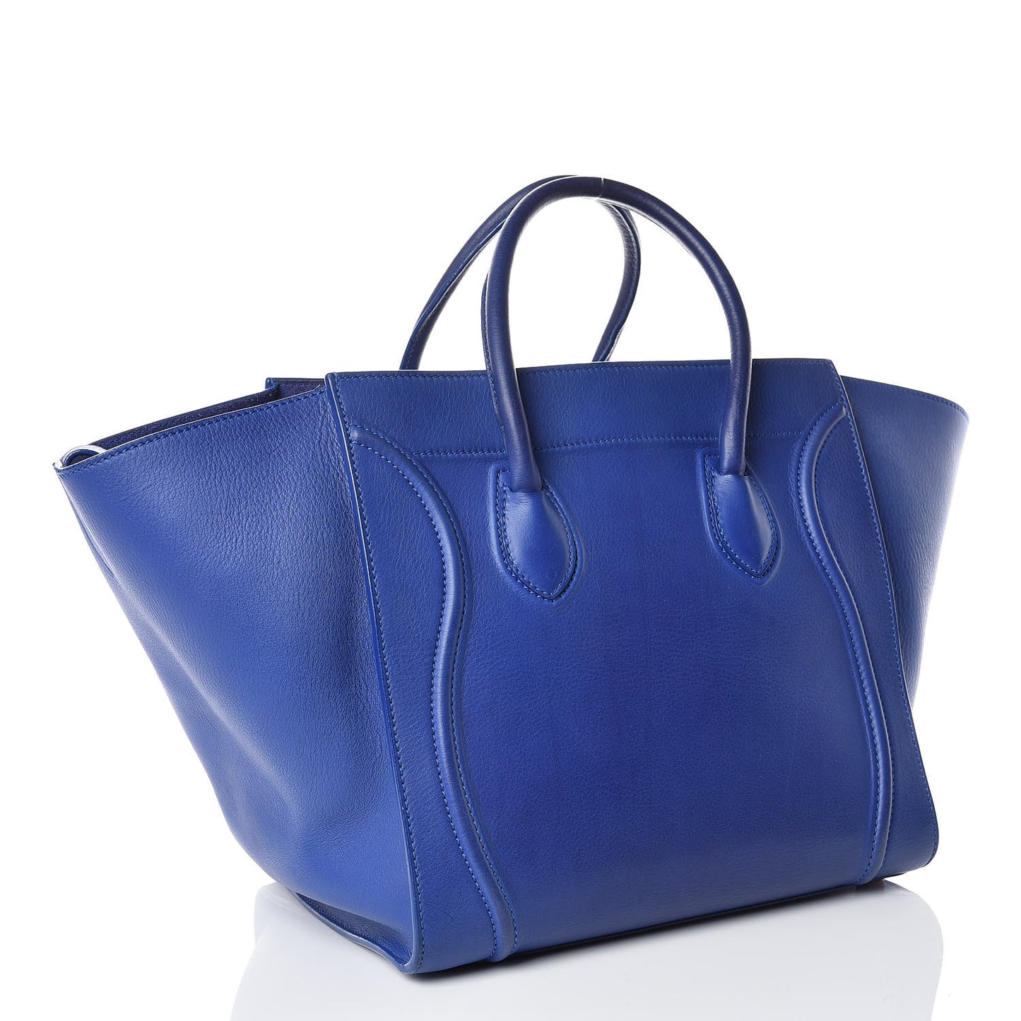 Supple Calfskin Medium Phantom Luggage Indigo