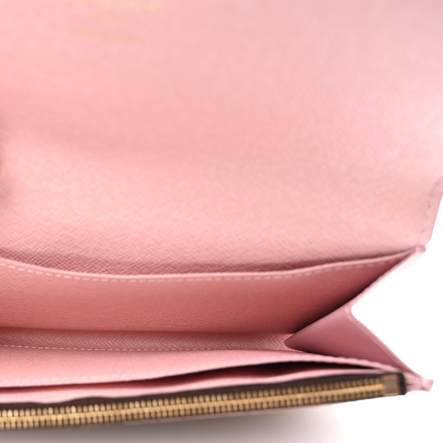 Damier Ebene Caissa Wallet Rose Ballerine