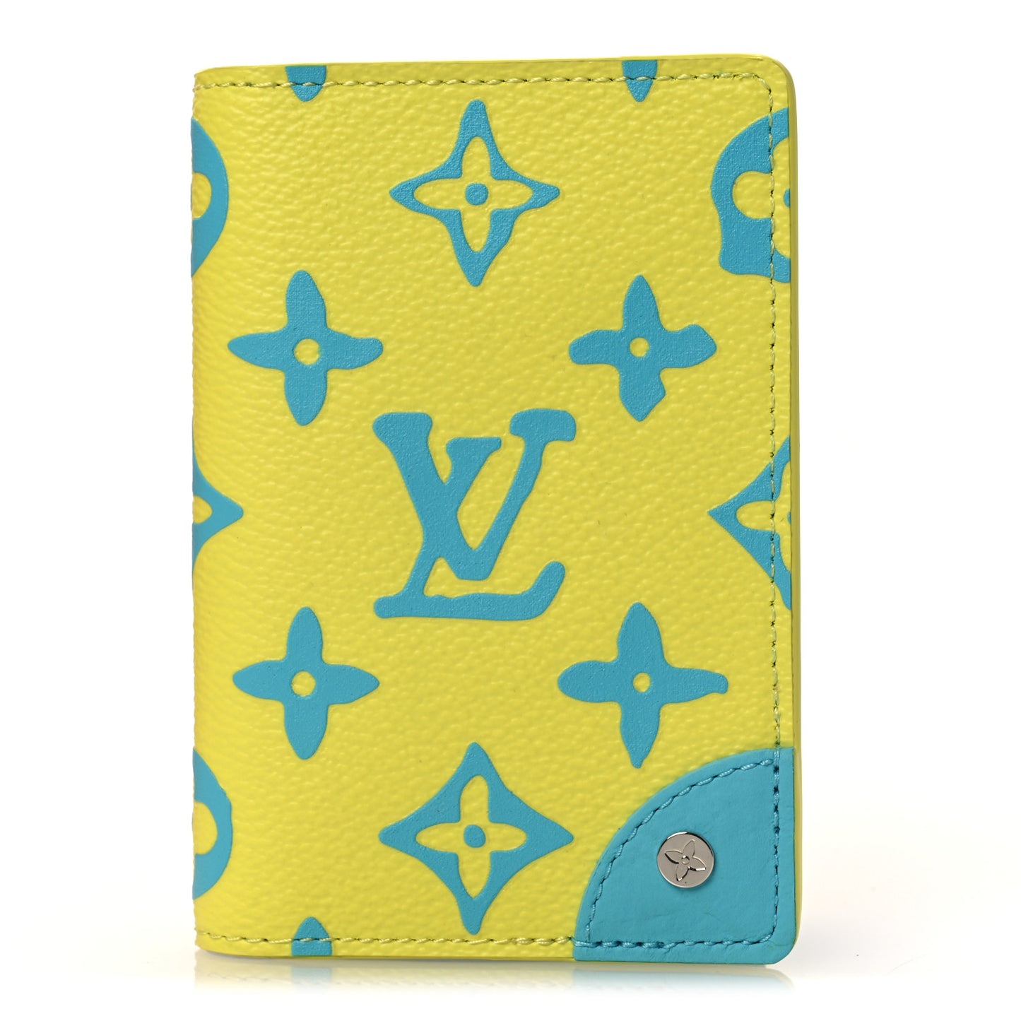 Monogram Playground Pocket Organizer Lime