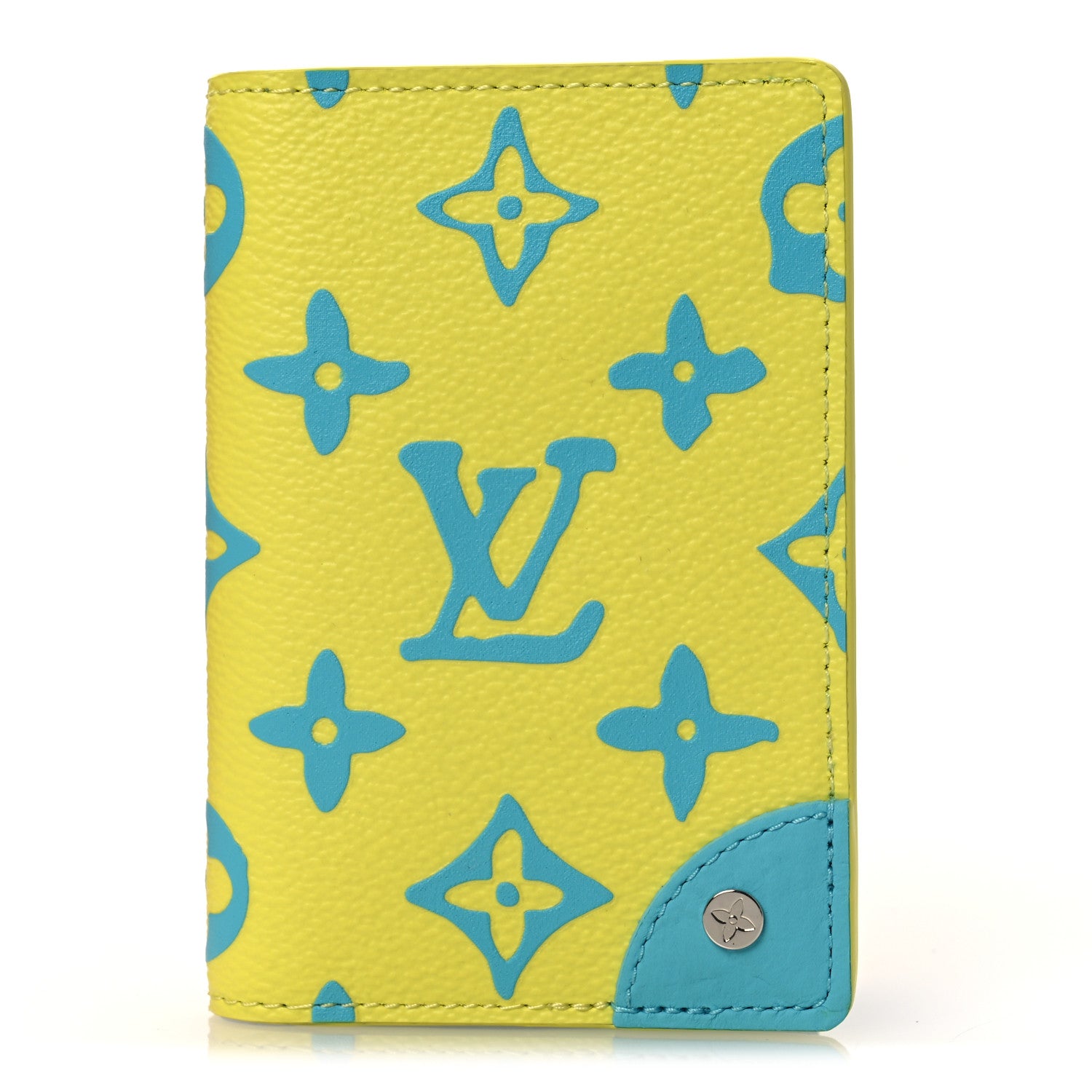 Louis Vuitton Monogram Playground Pocket Organizer Lime 1 of 7