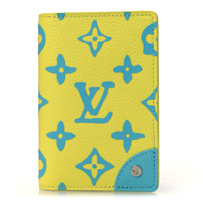 Louis Vuitton Monogram Playground Pocket Organizer Lime 1 of 7