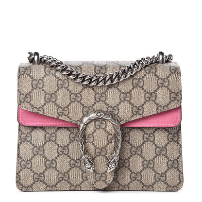 Gucci GG Supreme Monogram Mini Dionysus Shoulder Bag Pink 1 of 11