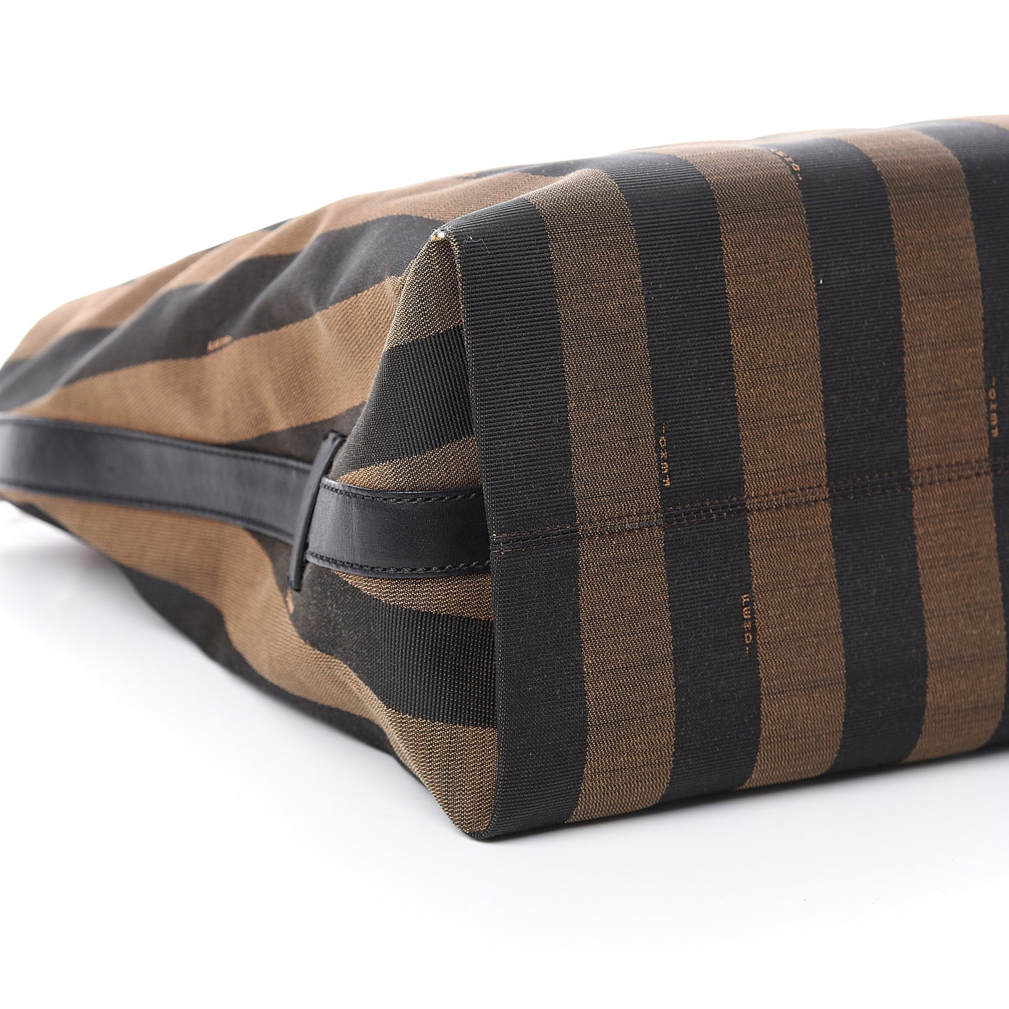 Pequin Cuoio Vegetale Large Hobo Tobacco Rosso Black
