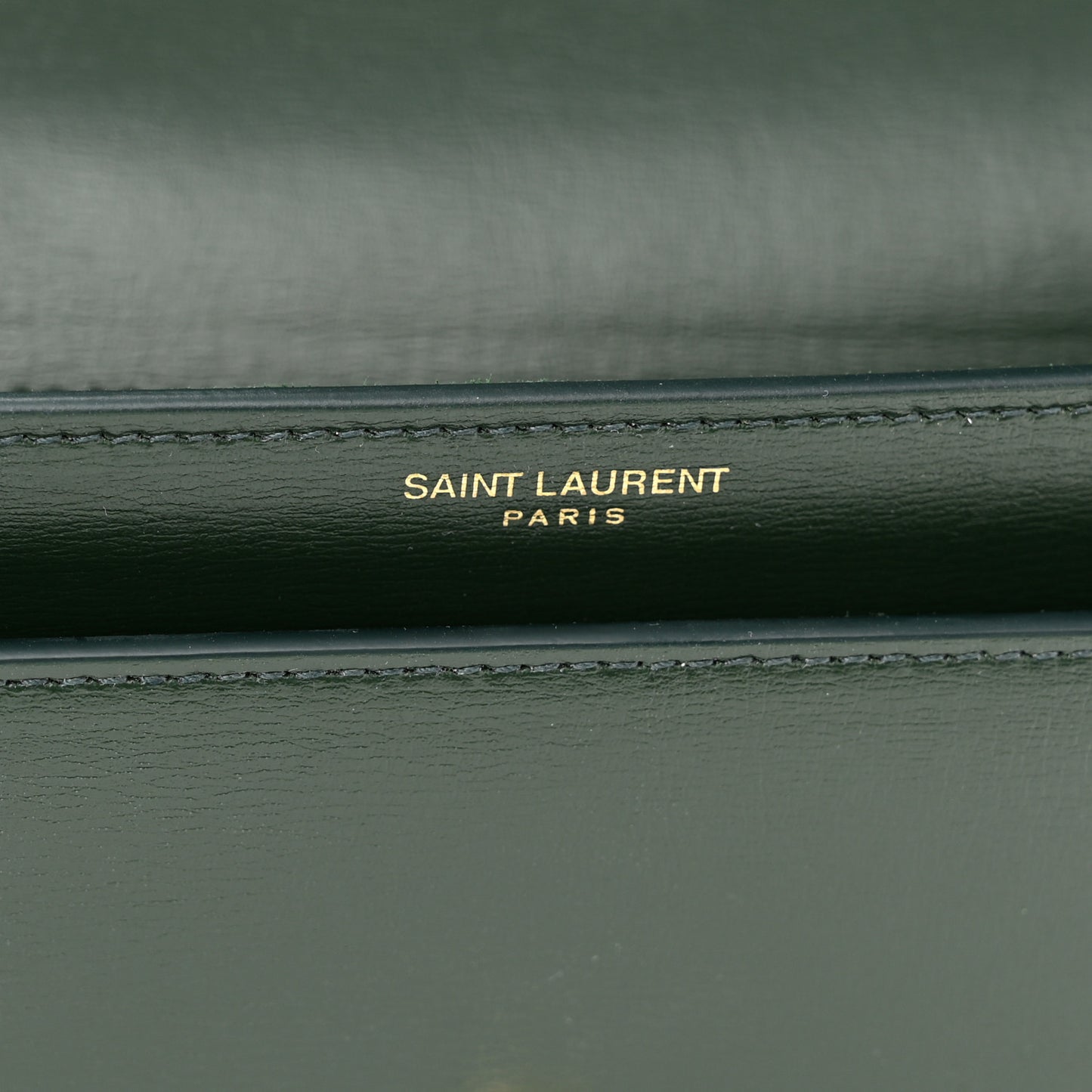 Calfskin Medium Monogram Sunset Dark Green