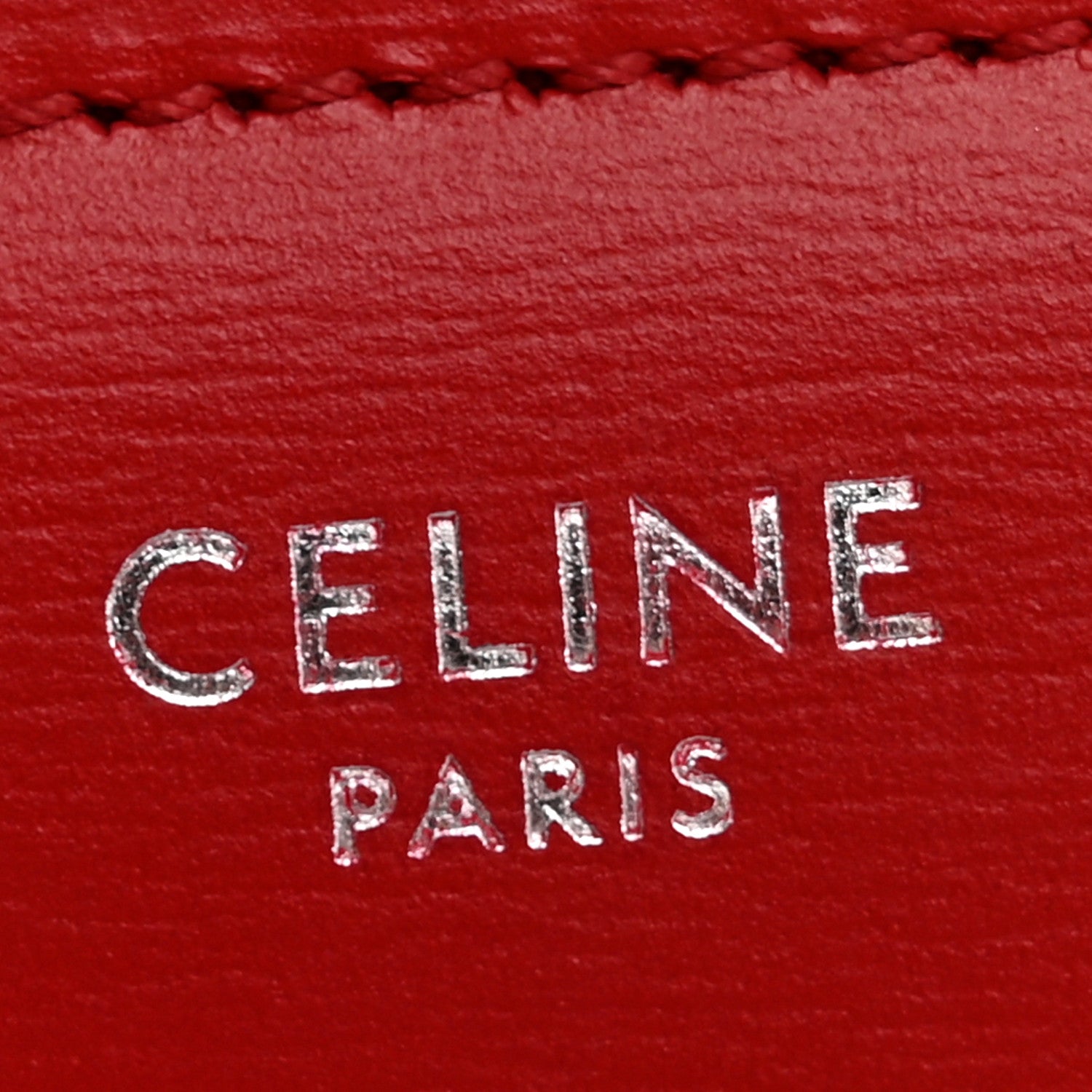 Celine Box Calfskin Small Classic Box Flap Bag Red 6 of 12