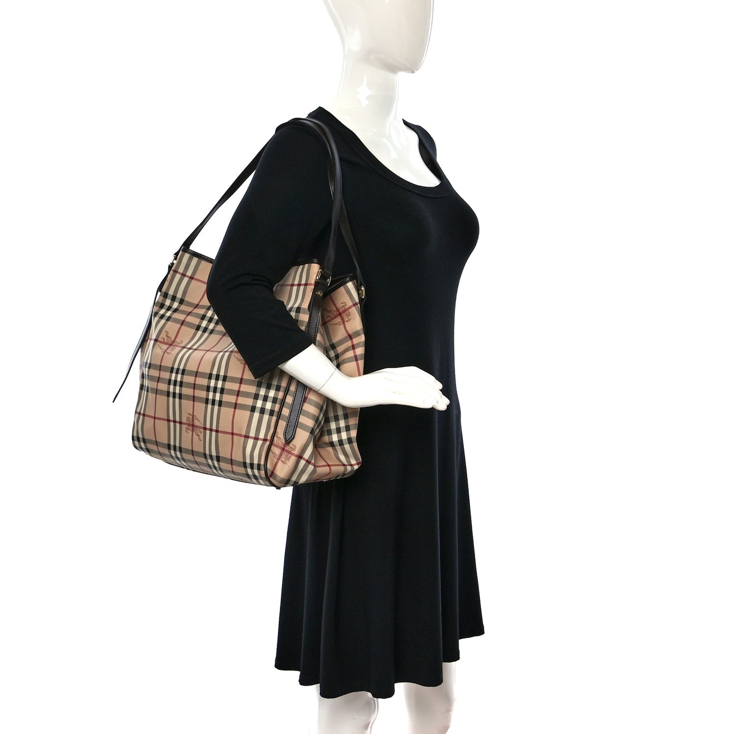 Haymarket Check Small Canterbury Tote Chocolate