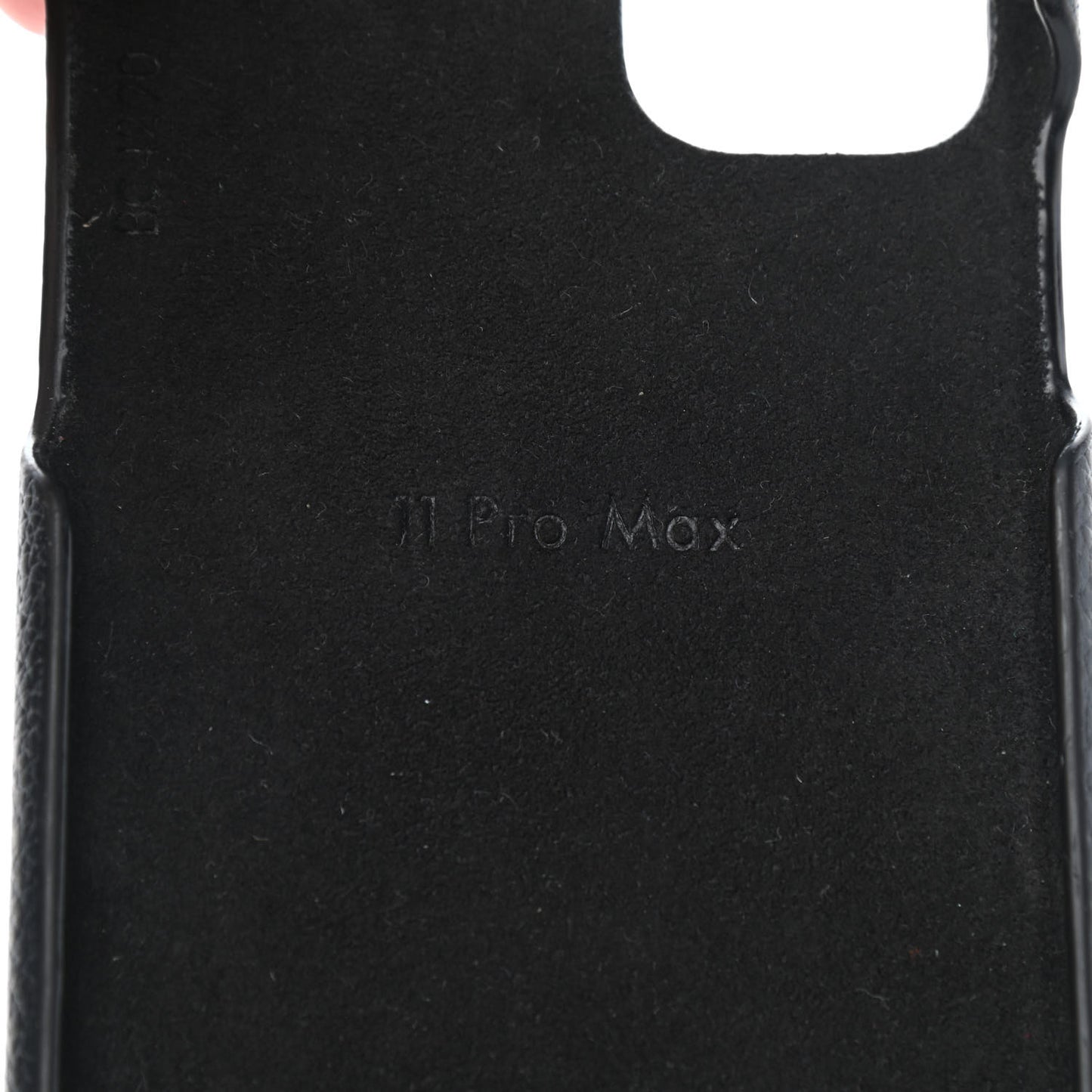 Monogram iPhone 11 Pro Max Bumper Black