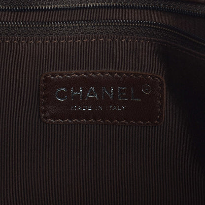 Chanel Caviar Quilted Grand Shopping Tote GST Dark Brown 6 of 10