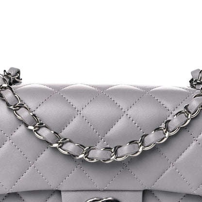 Chanel Lambskin Quilted Mini Rectangular Flap Grey 9 of 17