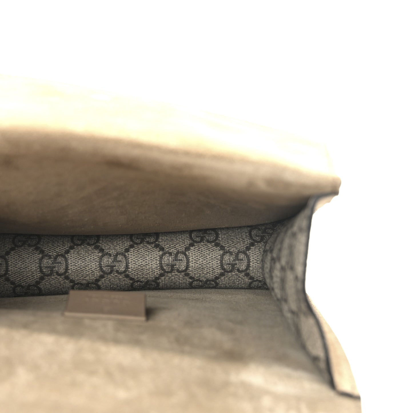 GG Supreme Monogram Mini Dionysus Shoulder Bag Taupe