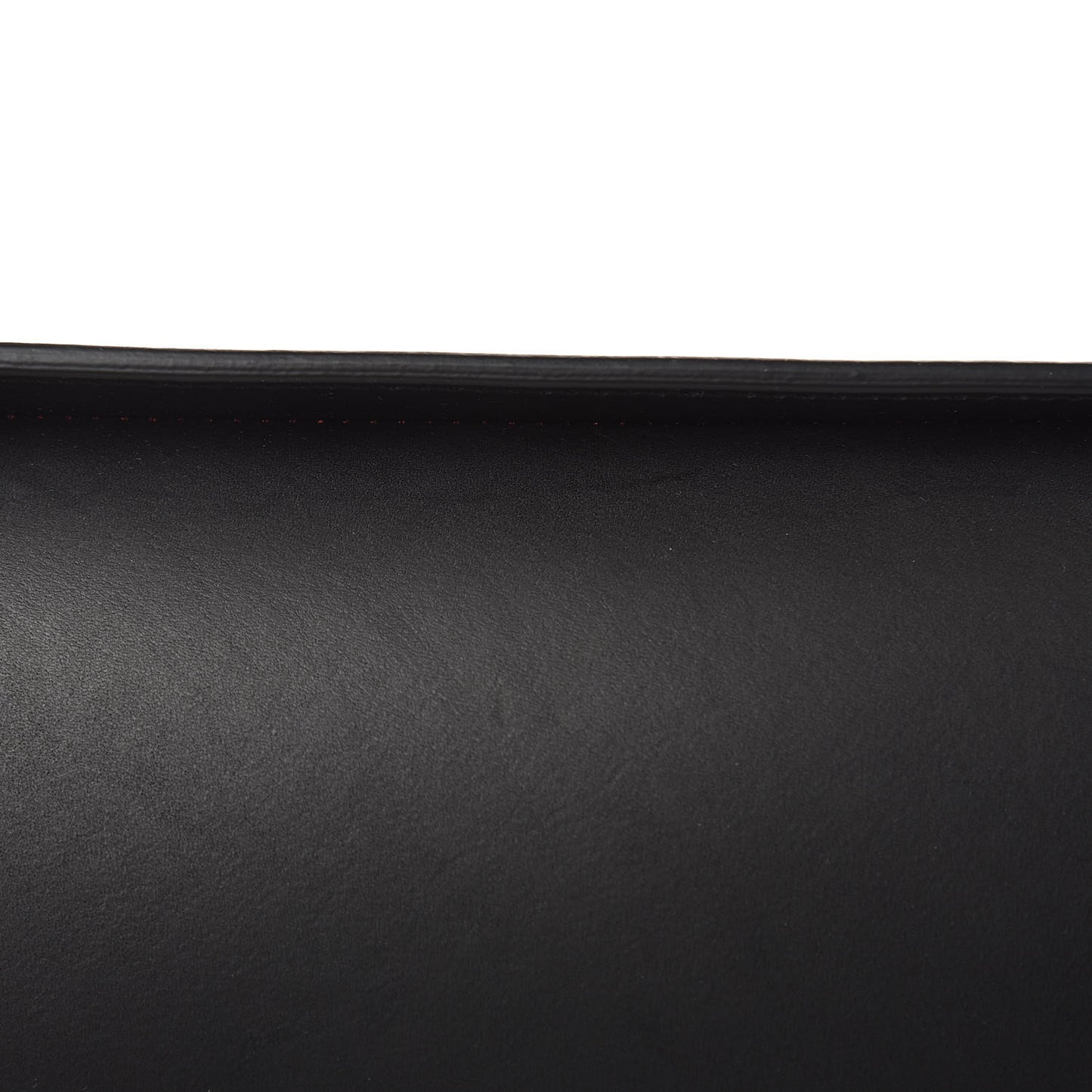 Calfskin Top Handle Rounded Bag Black Flamma