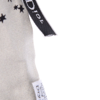 Christian Dior Silk Zodiac Leo Mitzah Scarf Black 5 of 8