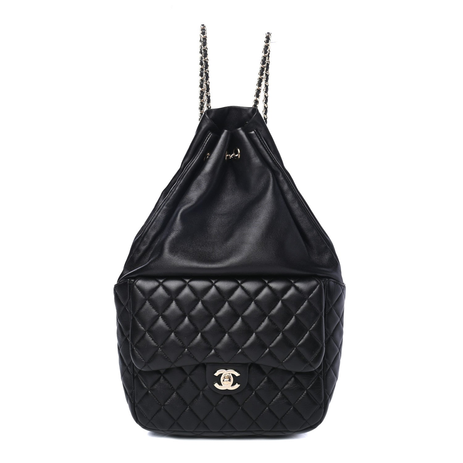 Chanel Lambskin Quilted Large In Seoul Backpack Navy 1 of 4