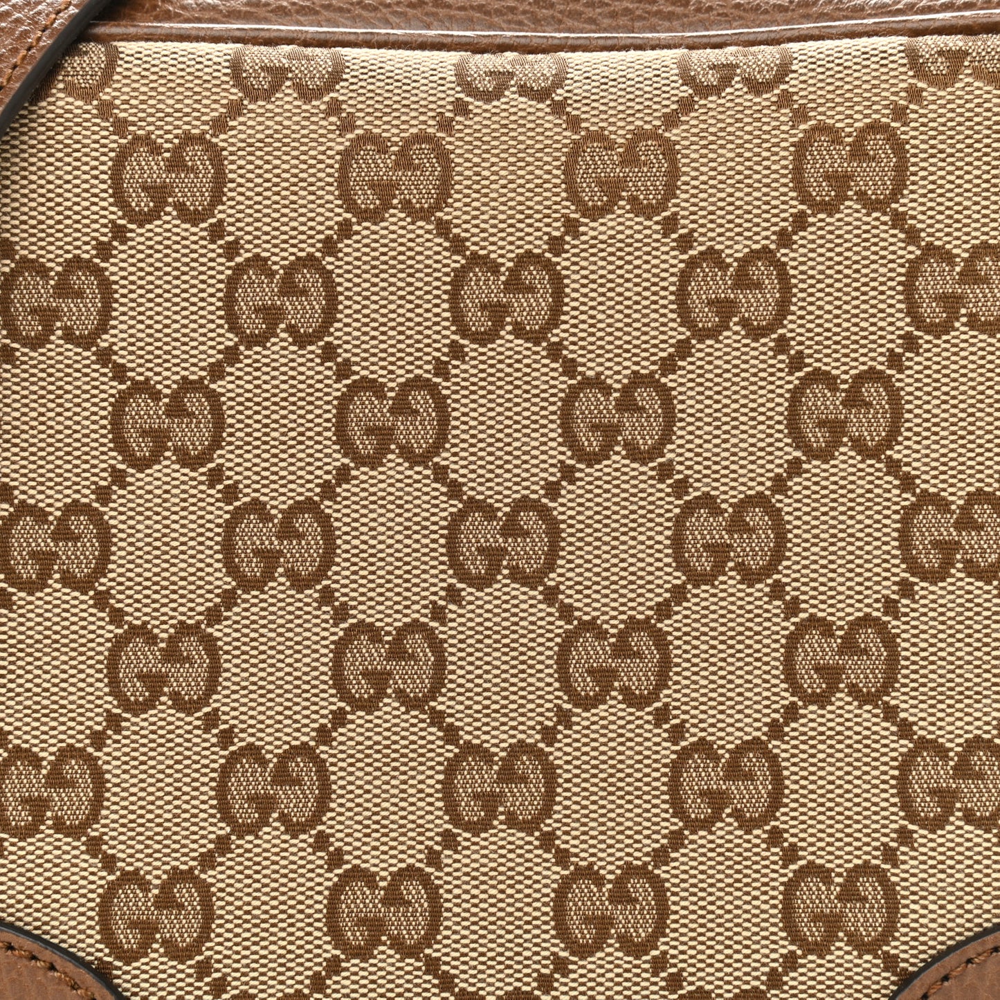 Monogram Mini Bree Messenger Bag Beige Tabacco