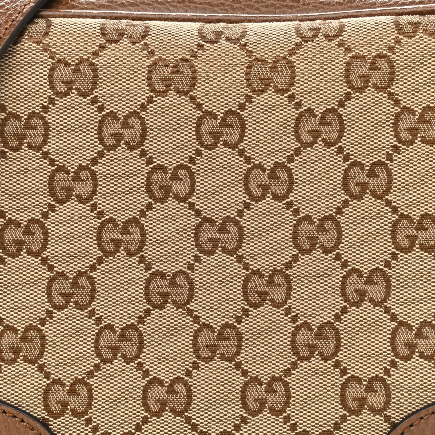 Gucci Monogram Mini Bree Messenger Bag Beige Tabacco 10 of 10