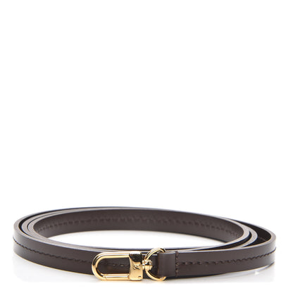 Louis Vuitton Calfskin 12mm Favorite Long Strap Brown 1 of 3