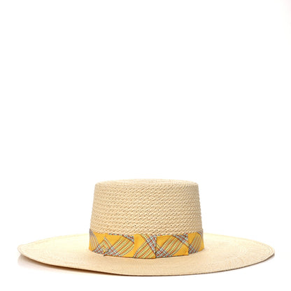 Hermes Straw Carlotta Panama Brisa Hat 58 Naturel 2 of 10