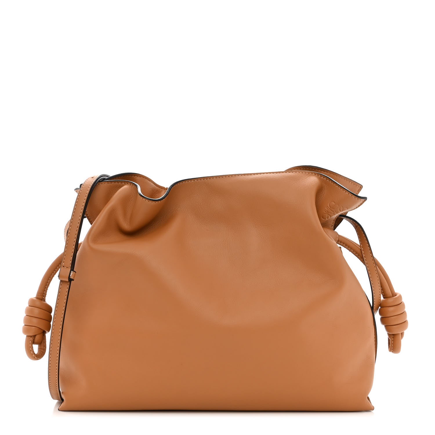 Loewe Nappa Flamenco Knot Clutch Warm Desert 1 of 8
