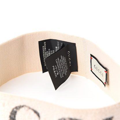 Gucci Cotton Elastic Logo Headband White 6 of 6