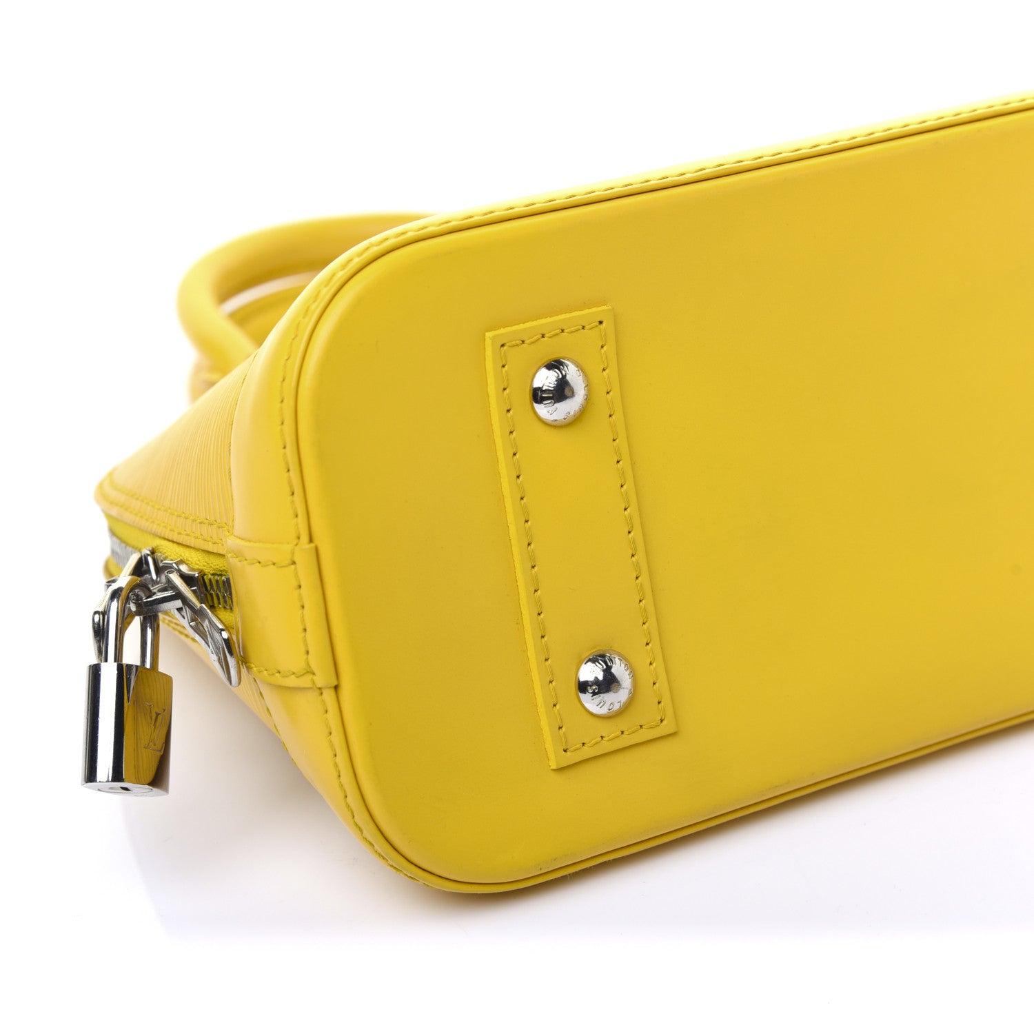 Louis Vuitton Epi Alma BB Citron 6 of 35
