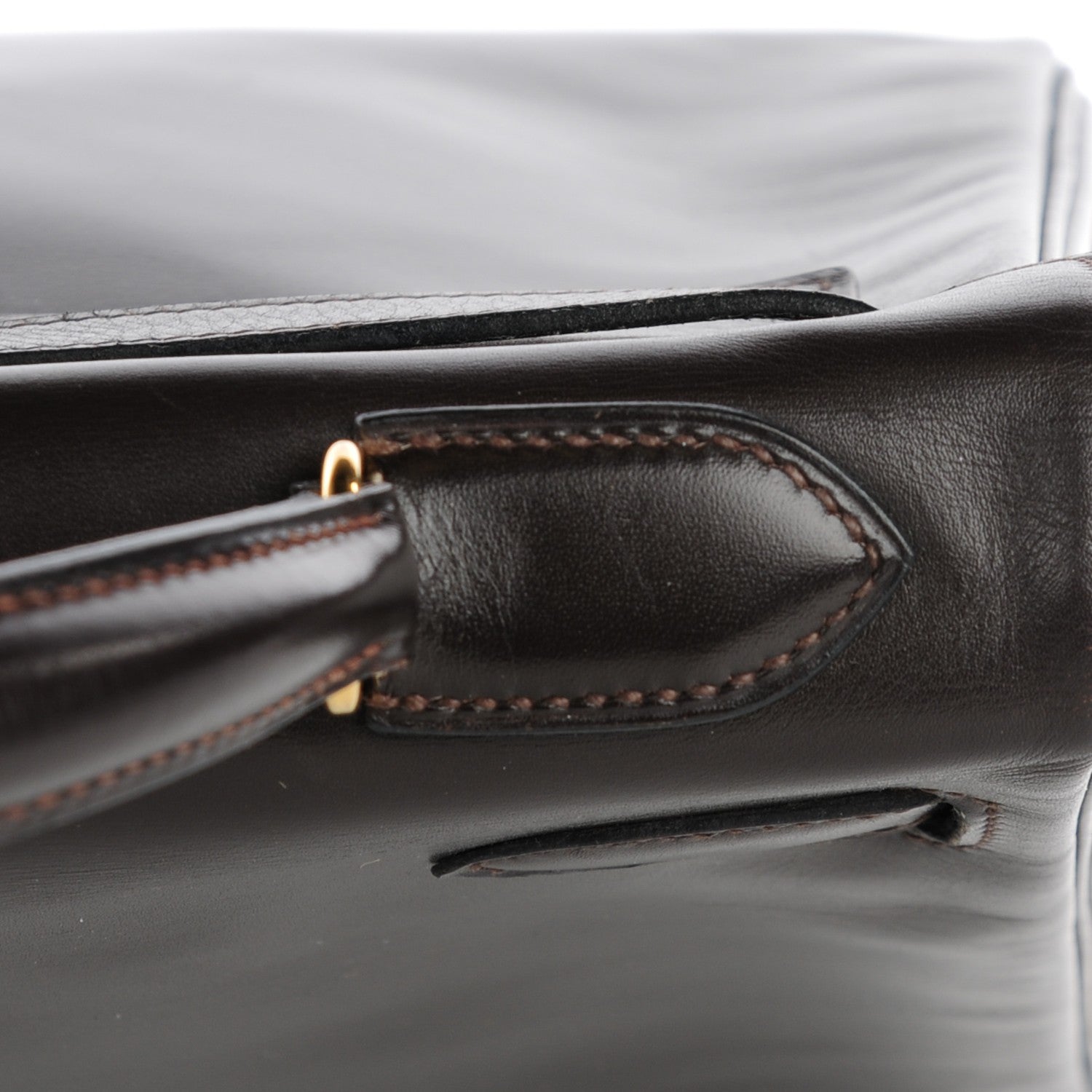 Hermes Box Kelly Retourne 32 Chocolate 6 of 24