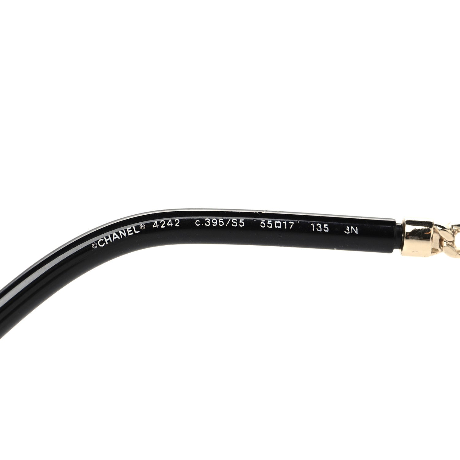 Chanel Chain Pantos Sunglasses 4242 Gold Brown 5 of 9
