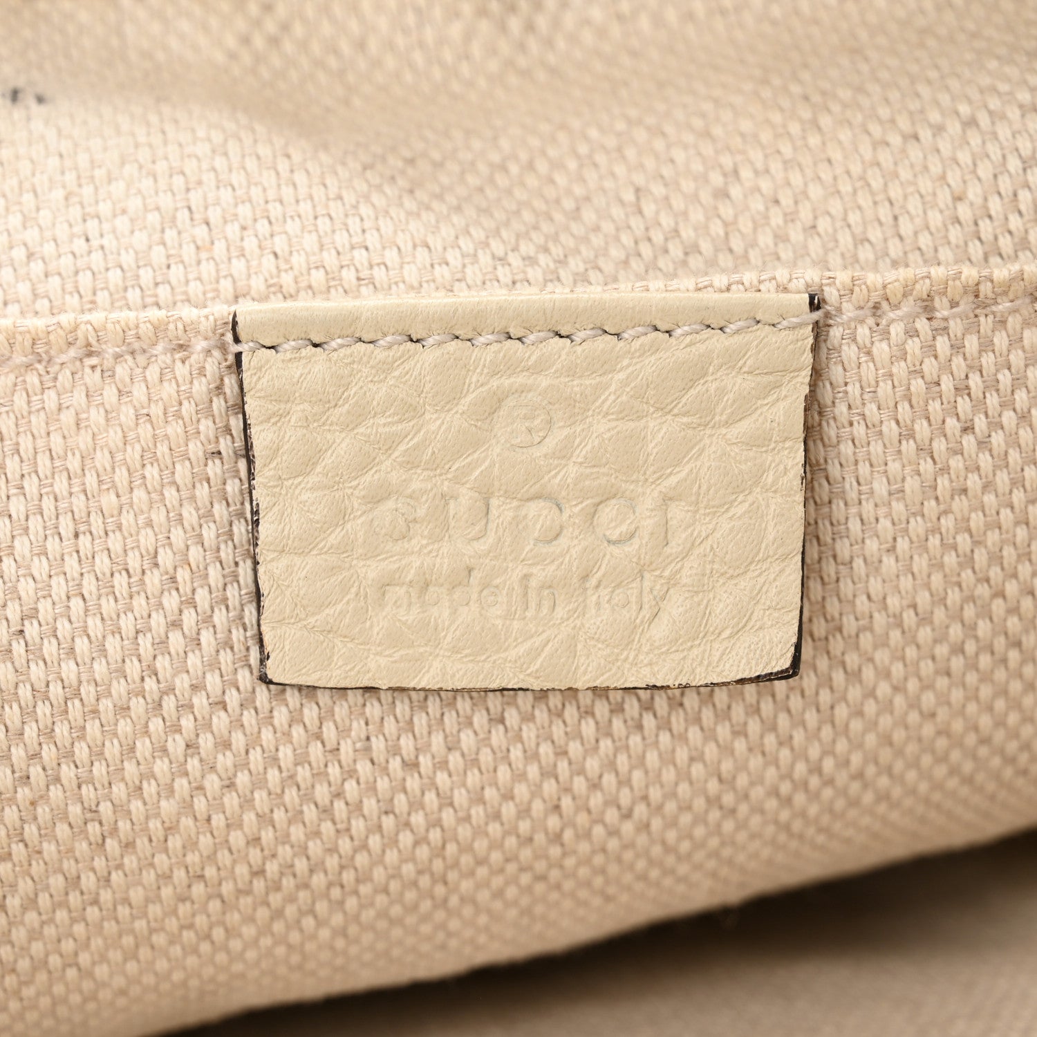 Gucci Pebbled Calfskin Small Soho Disco Bag Off White 6 of 12