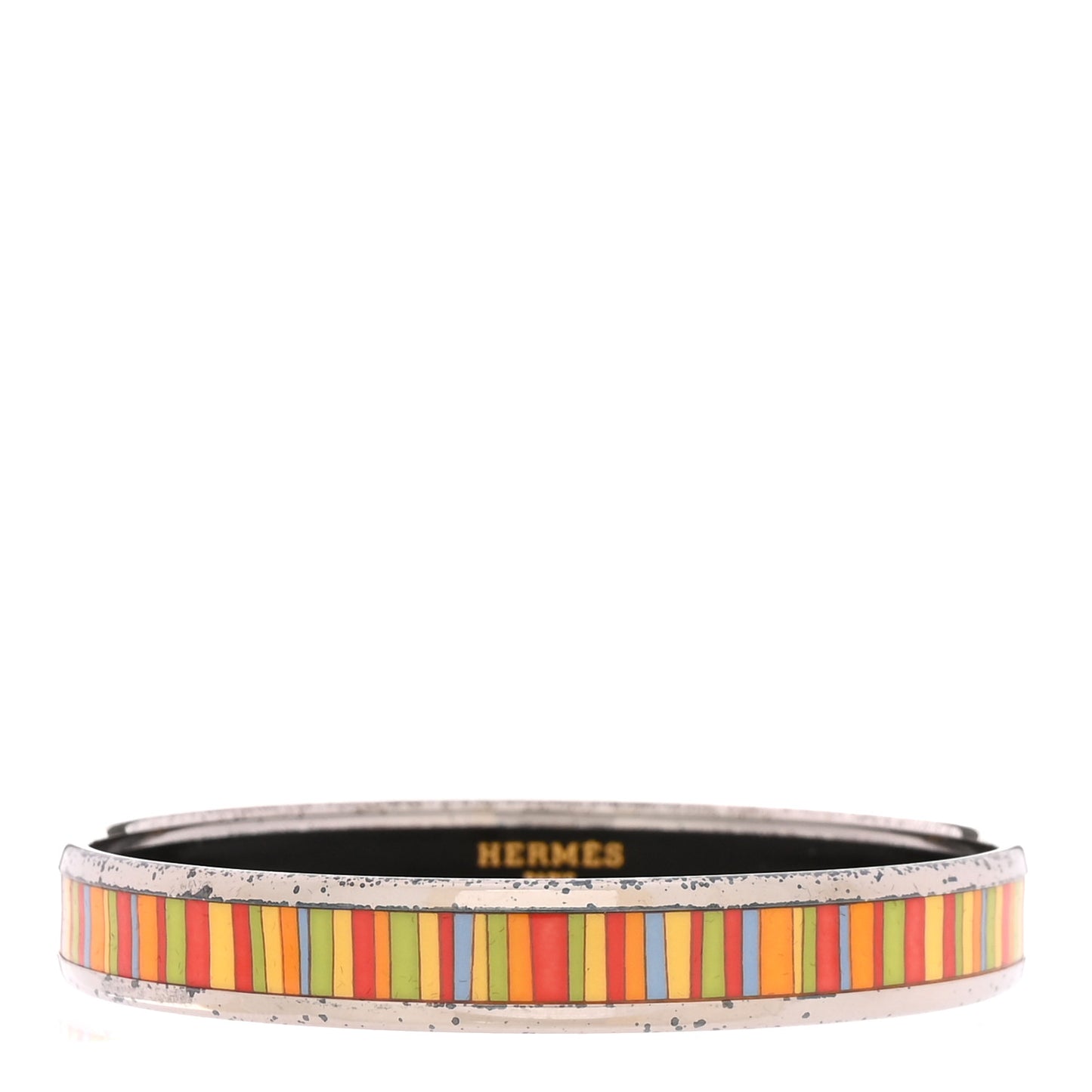 Enamel Printed Stripes Narrow Bracelet 65