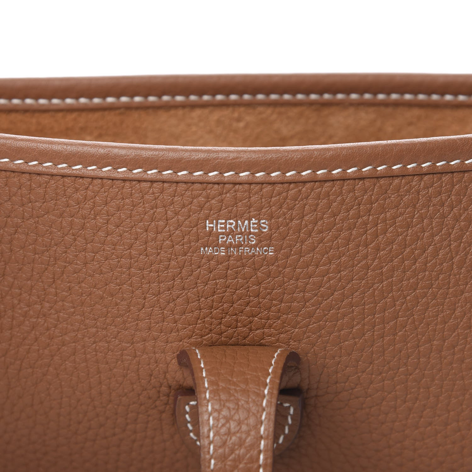 Hermes Taurillon Clemence Evelyne III PM Gold 6 of 11