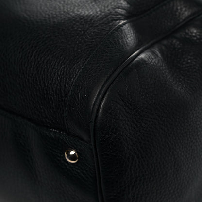 Gucci Pebbled Calfskin Medium Soho Boston Black 12 of 17