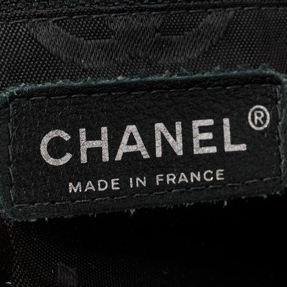 Chanel Calfskin Quilted Large Cambon Bowler Beige Black 6 of 11