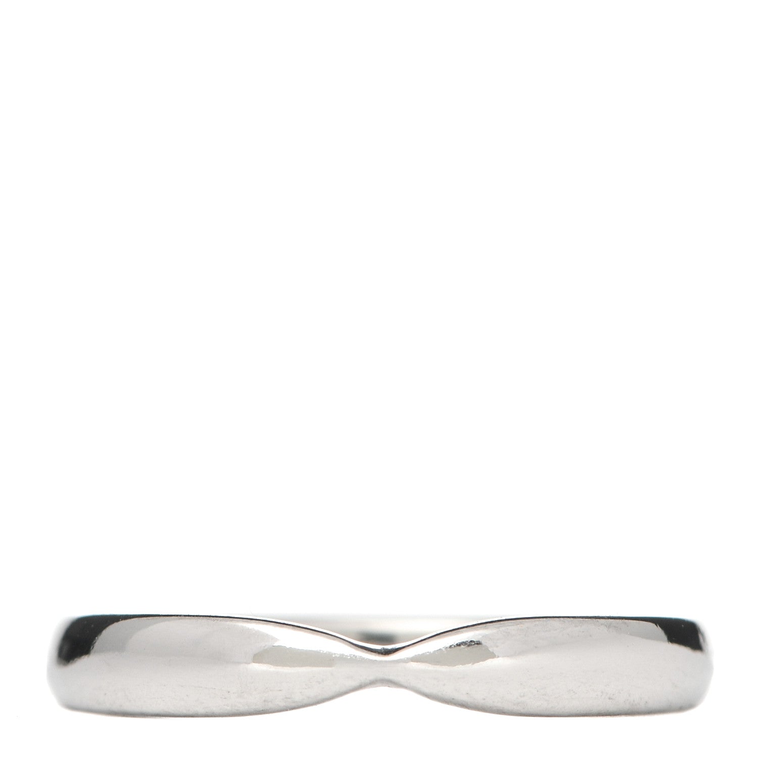 Tiffany Platinum 3mm Harmony Band Ring 50 5.5 1 of 5