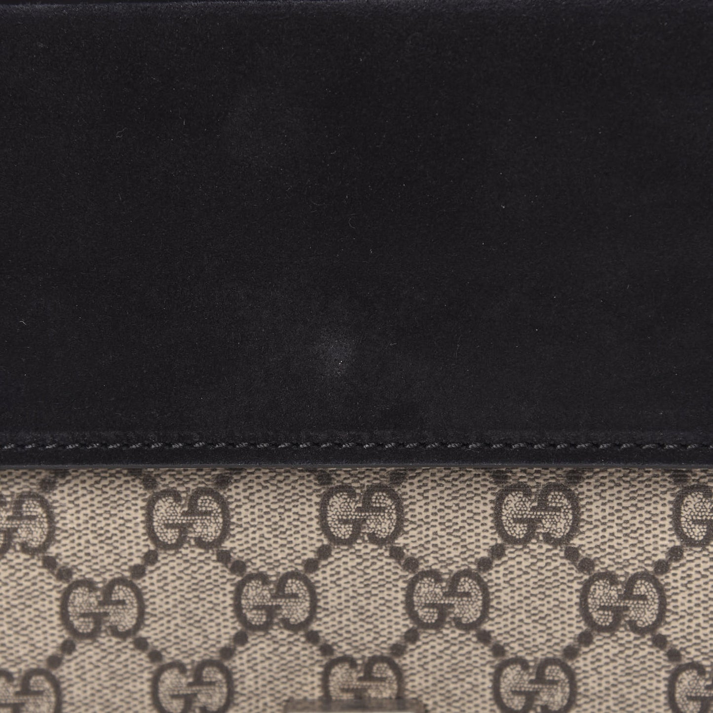 GG Supreme Monogram Small Dionysus Shoulder Bag Black
