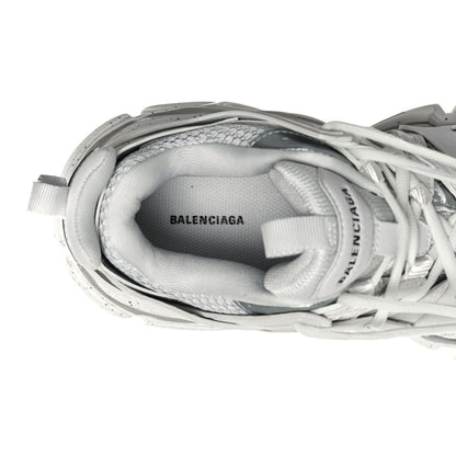 Balenciaga Rubber Mesh Fabric Monocolor Recycled Sole Womens Track Sneakers 38 White 8 of 9
