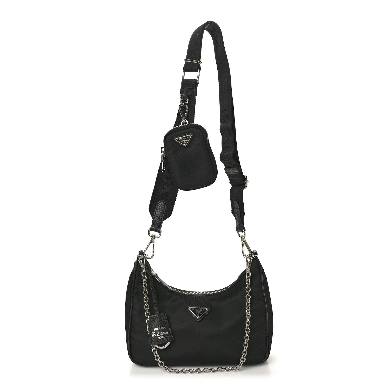 Prada Nylon Re-Edition 2005 Shoulder Bag Black 1 of 9