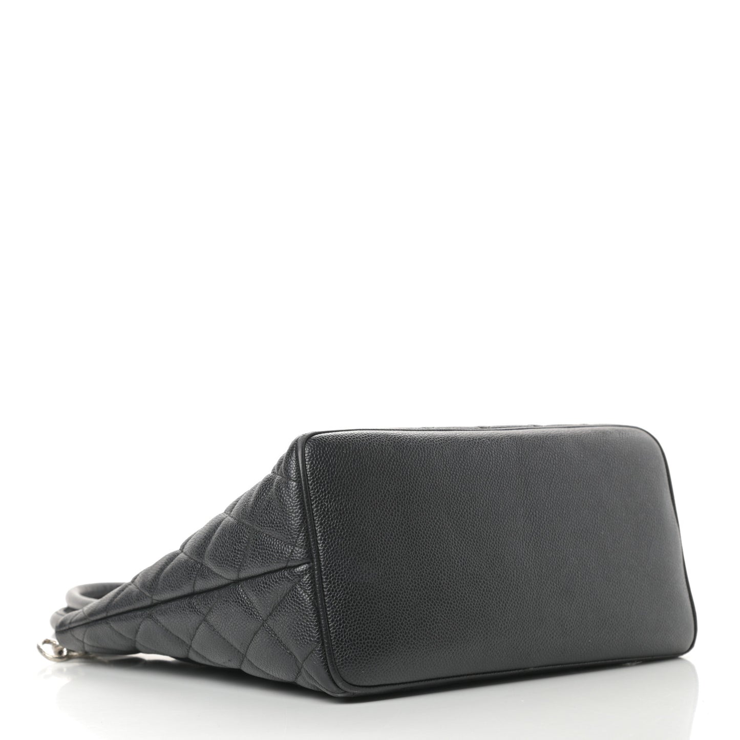 Caviar Quilted Medallion Tote Black