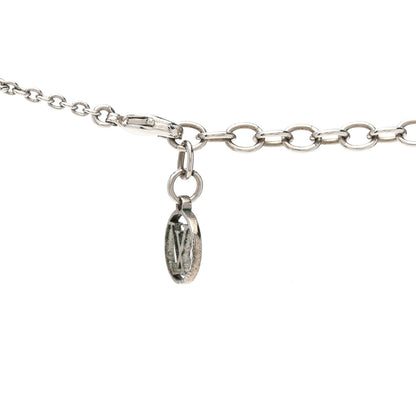 Louis Vuitton Metal Essential V Supple Necklace Silver 4 of 7